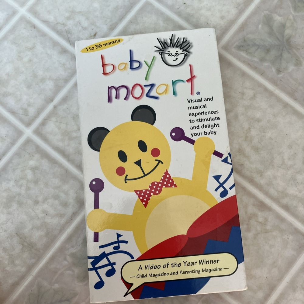 Baby Einstein BABY MOZART Visual Musical Experience VHS 1-36 Mo. Low Stimulation